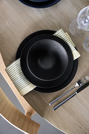 Terra Suppenschale - Schwarz Steinzeug, Ø16 cm - Scandi Living