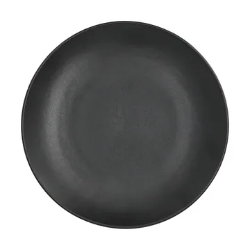 Terra Teller - Schwarz Steinzeug, Ø22 cm - Scandi Living