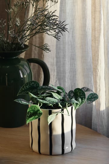 Thrive Blumentopf Ø16cm - Weiß-schwarz - Scandi Living