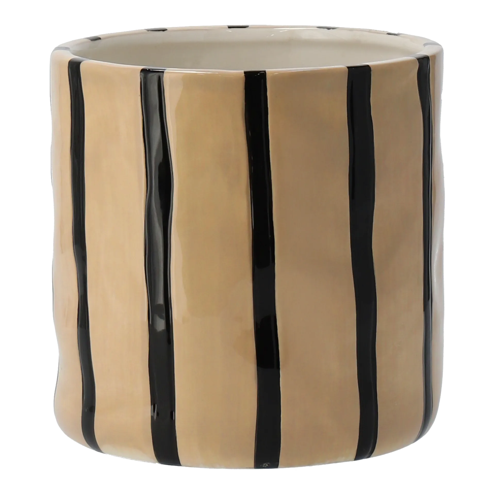 Thrive Blumentopf Ø20cm, Beige-schwarz Scandi Living