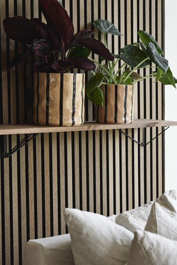 Thrive Blumentopf Ø20cm - Beige-schwarz - Scandi Living