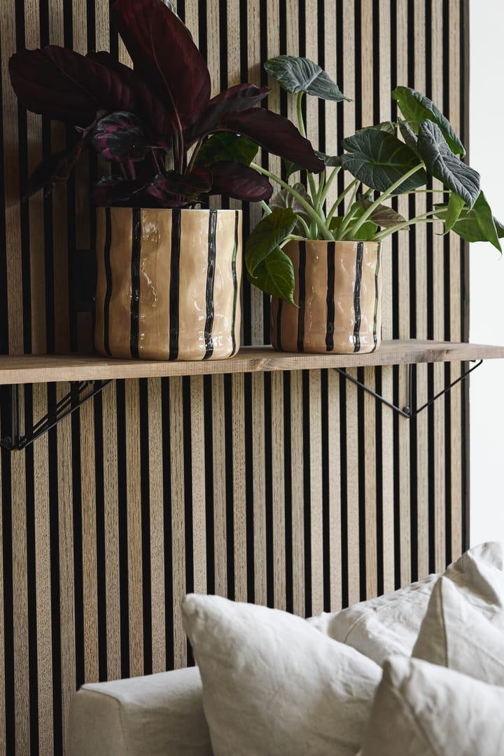 Thrive Blumentopf Ø20cm, Beige-schwarz Scandi Living