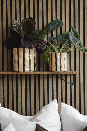 Thrive Blumentopf Ø20cm - Beige-schwarz - Scandi Living