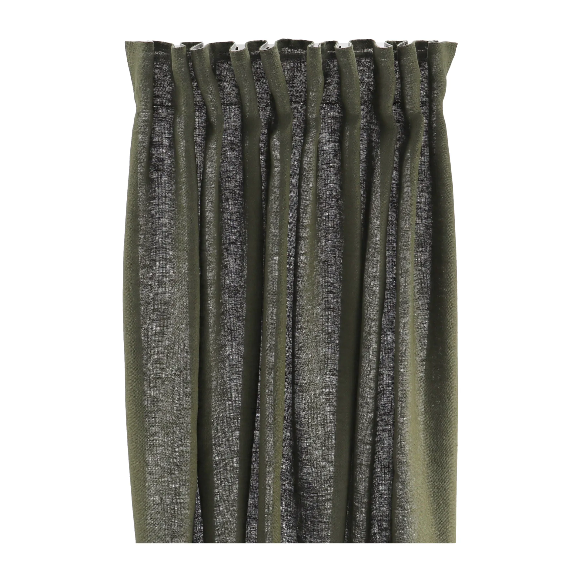 Tranquility Gardine mit Multiband 139 x 250cm, Forest green Scandi Living