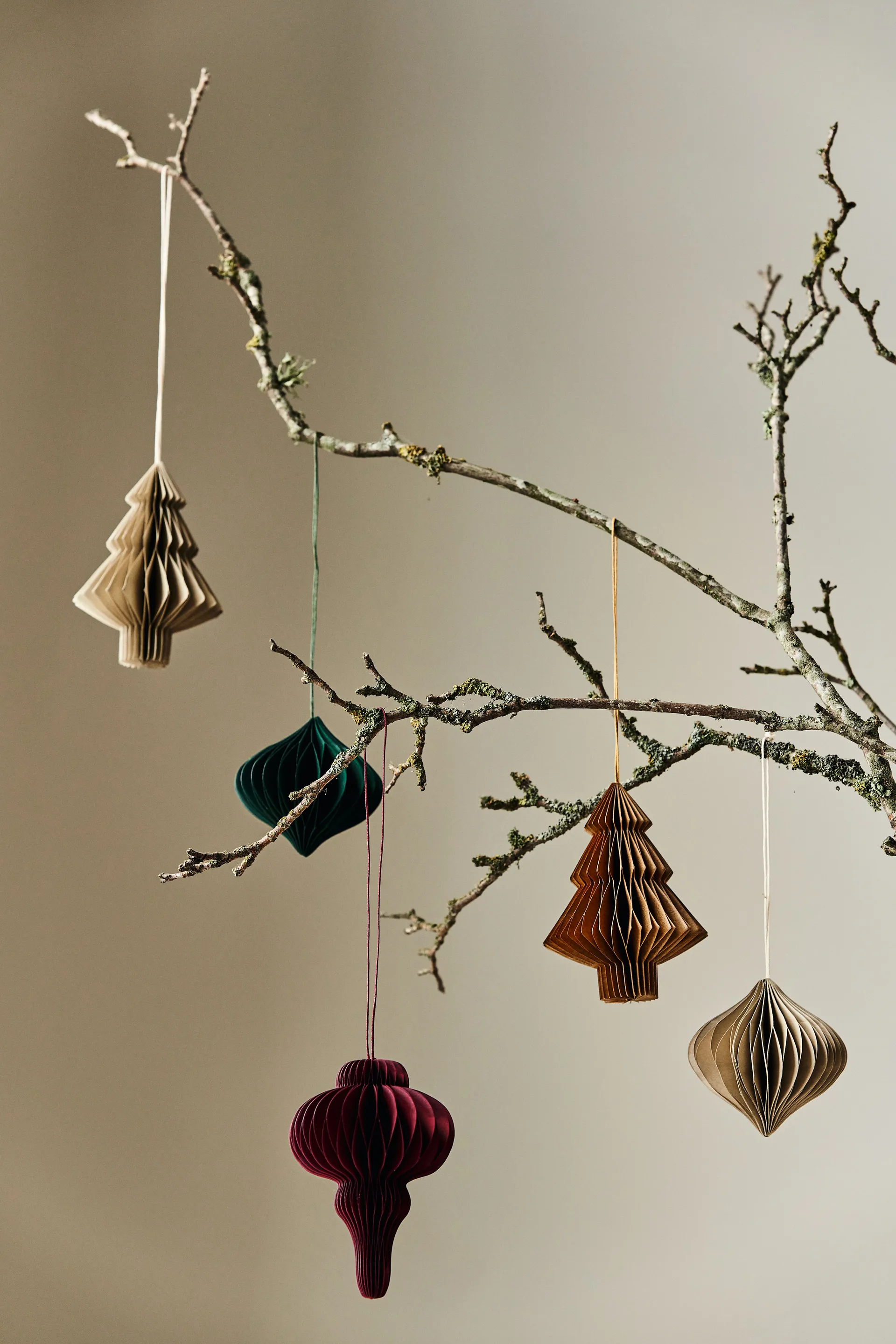 Tree Weihnachtsbaumkugeln 4er-Pack, Beige Scandi Living