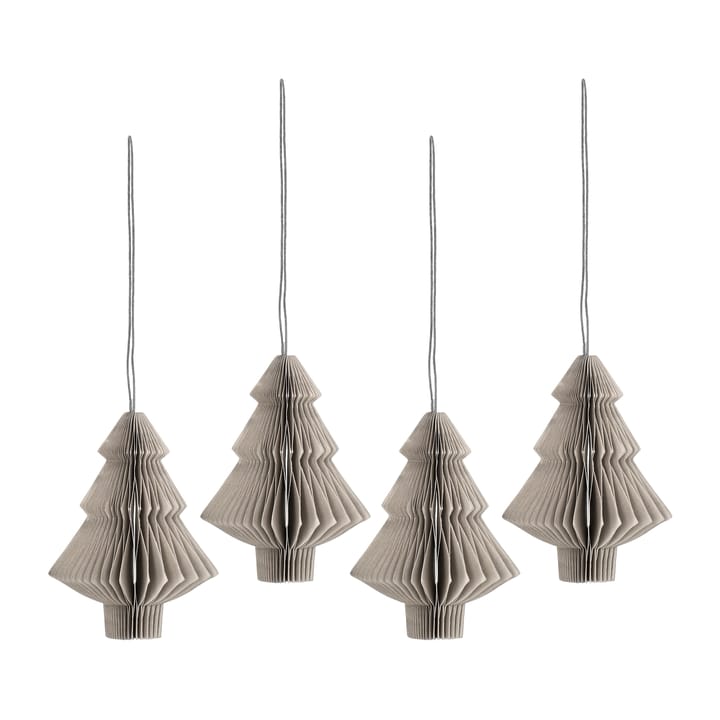 Tree Weihnachtsbaumkugeln 4er-Pack - Beige - Scandi Living