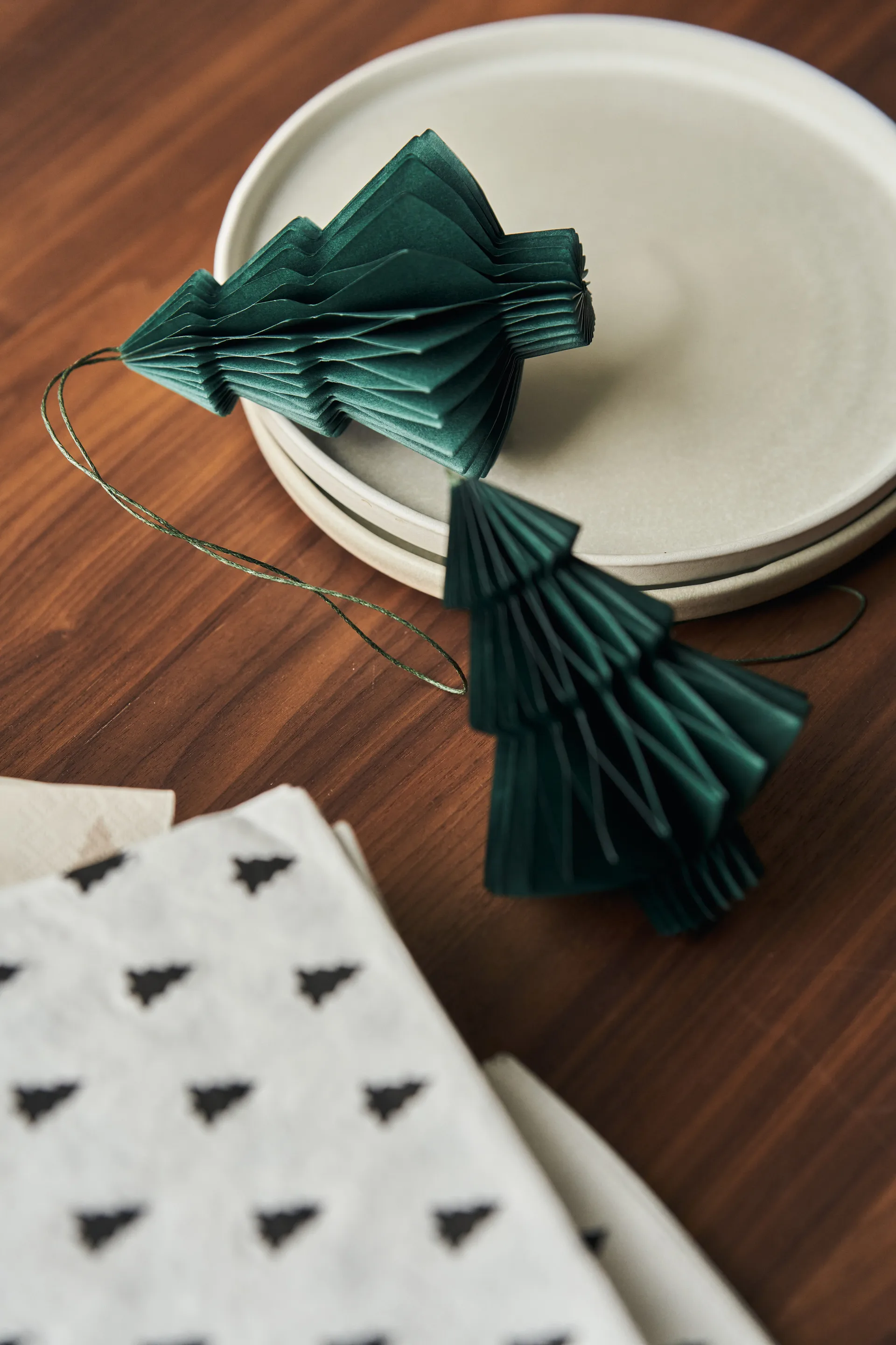 Tree Weihnachtsbaumkugeln 4er-Pack, Forest Green Scandi Living