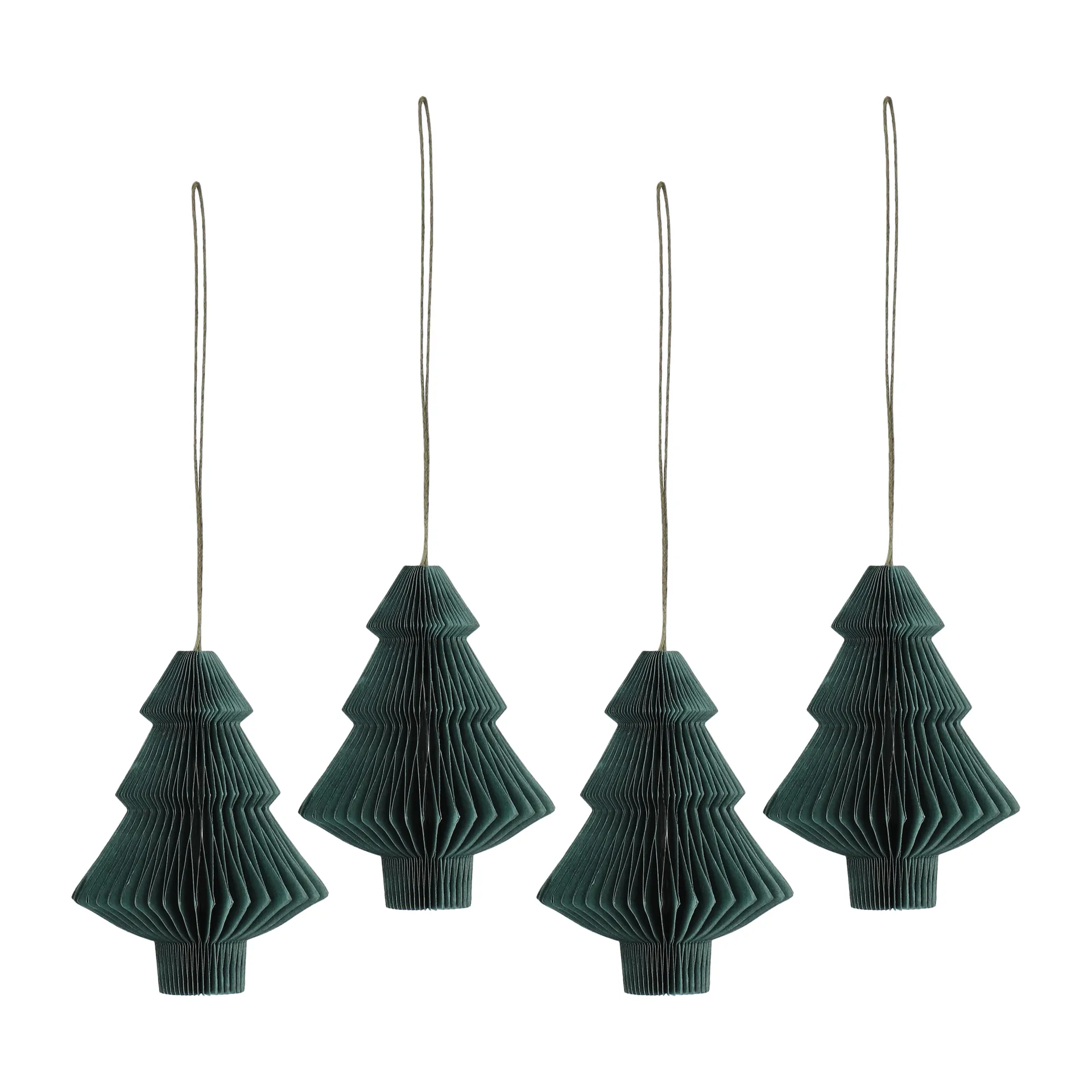 Tree Weihnachtsbaumkugeln 4er-Pack, Forest Green Scandi Living