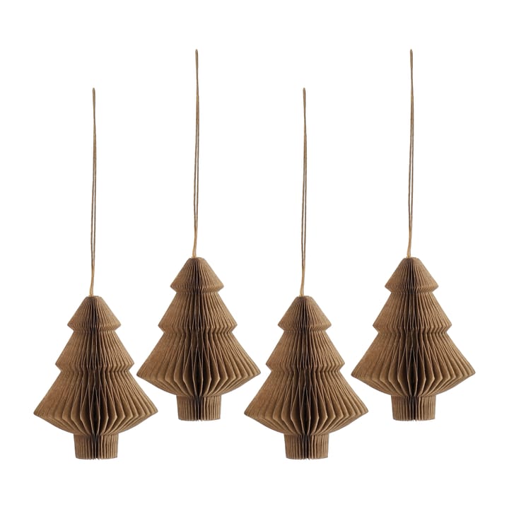 Tree Weihnachtsbaumkugeln 4er-Pack - Natural - Scandi Living