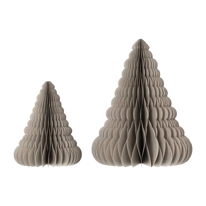 Trees Weihnachtsdekoration 2er-Pack - Beige - Scandi Living