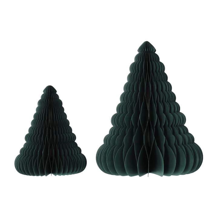 Trees Weihnachtsdekoration 2er-Pack - Forest Green - Scandi Living