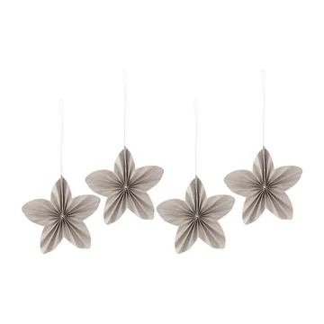Twinkle Weihnachtsbaumschmuck 4er-Pack - Beige - Scandi Living
