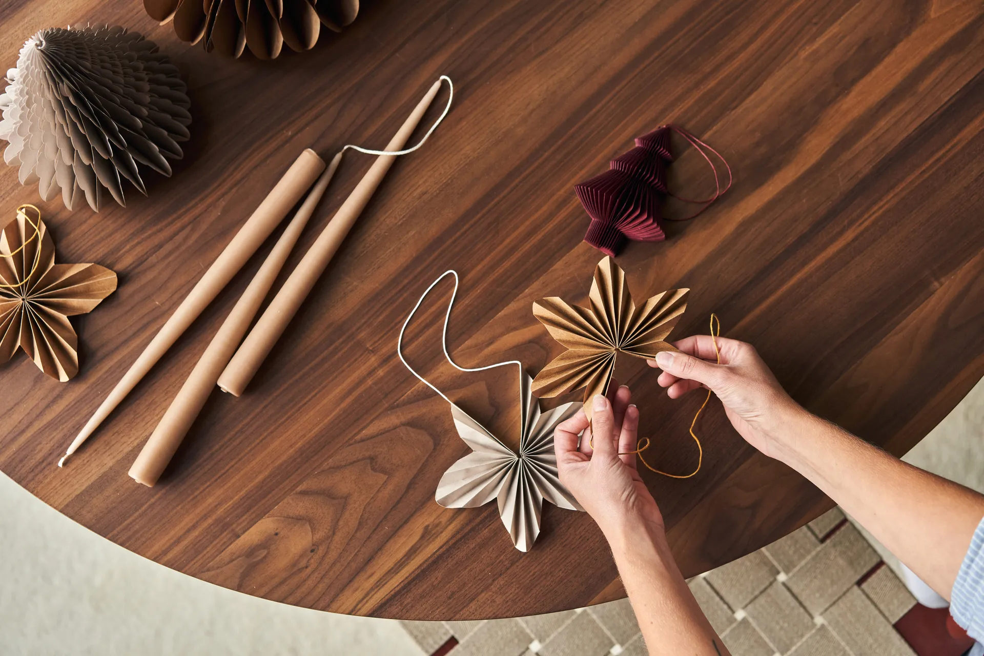 Twinkle Weihnachtsbaumschmuck 4er-Pack, Natural Scandi Living