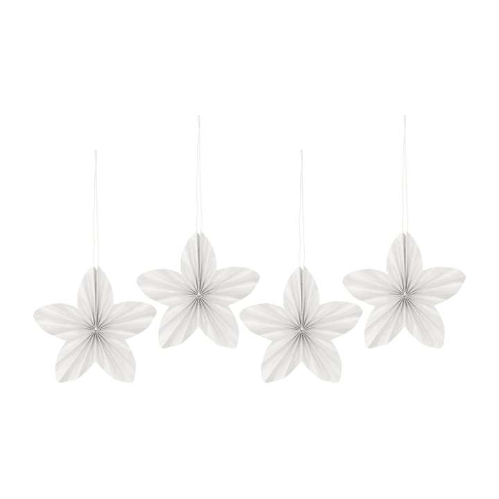 Twinkle Weihnachtsbaumschmuck 4er-Pack - White - Scandi Living