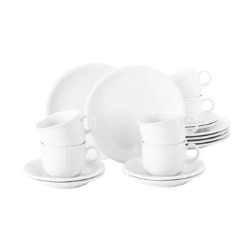 Compact Kaffeeservice 18 Teile - Weiß - Seltmann Weiden