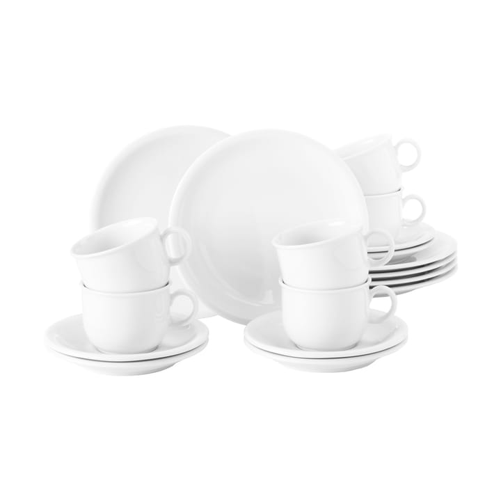 Compact Kaffeeservice 18 Teile - Weiß - Seltmann Weiden