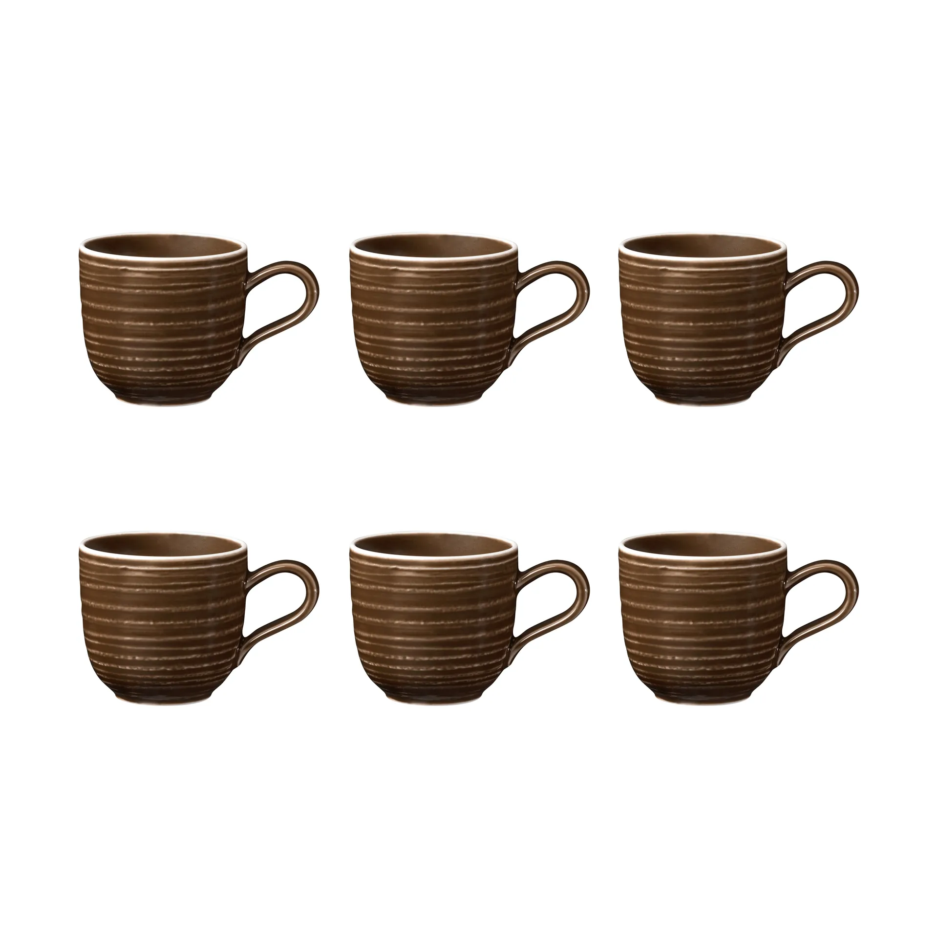 Terra Espressotasse 9 cl 6er Pack, Earth Brown Seltmann Weiden