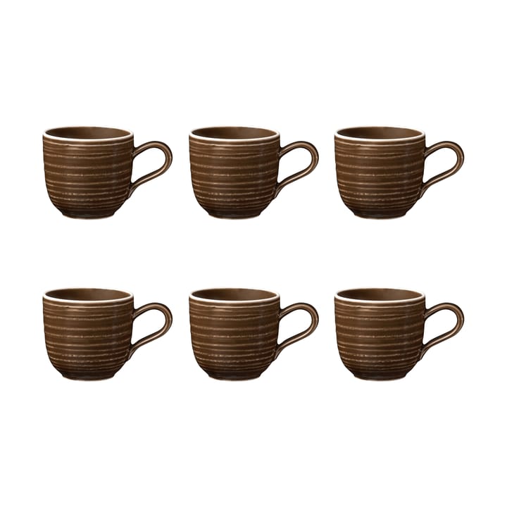 Terra Espressotasse 9 cl 6er Pack - Earth Brown - Seltmann Weiden