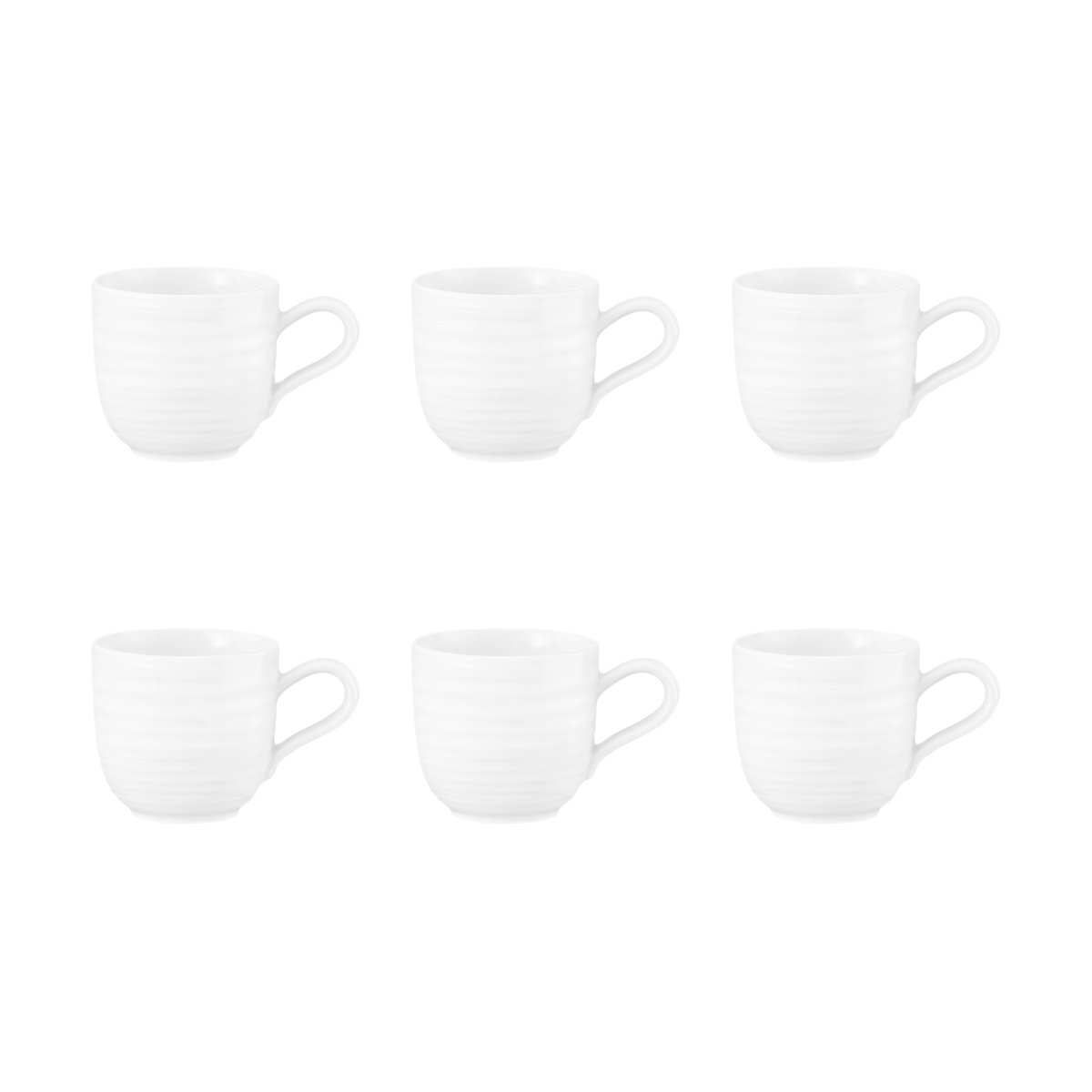 Seltmann Weiden Terra Espressotasse 9 cl 6er Pack Weiß