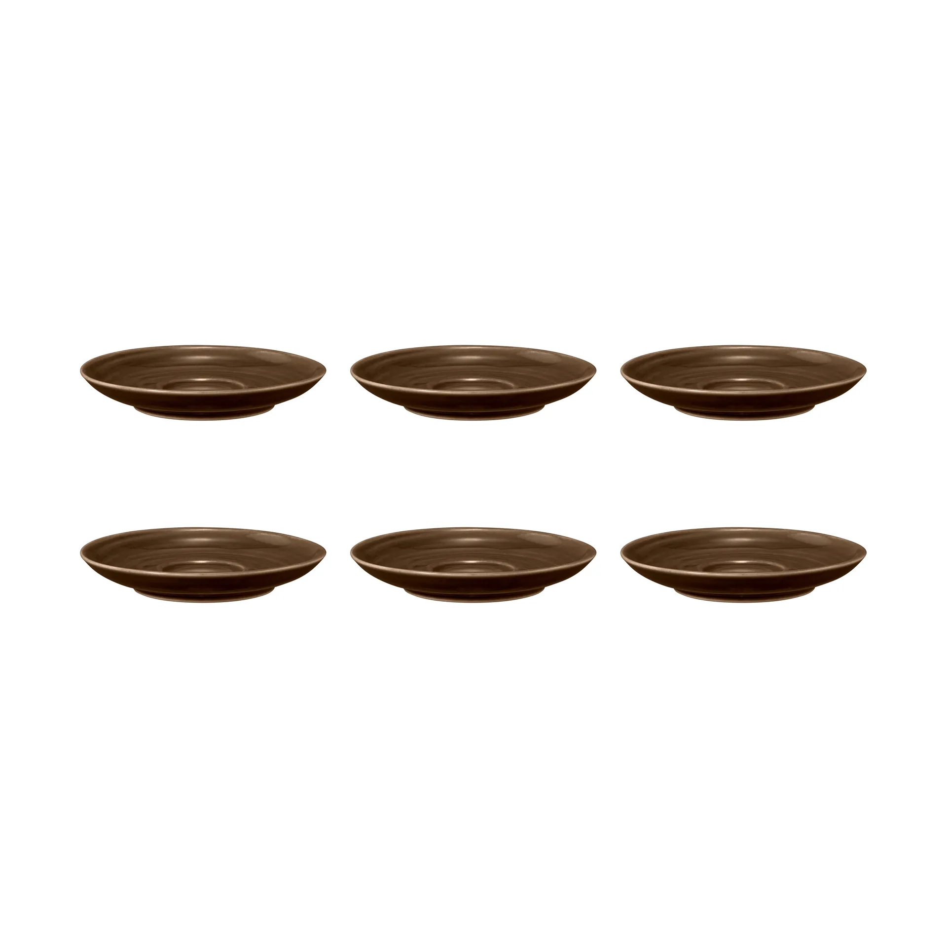 Terra Kuchenteller Ø12cm 6er Pack, Earth Brown Seltmann Weiden