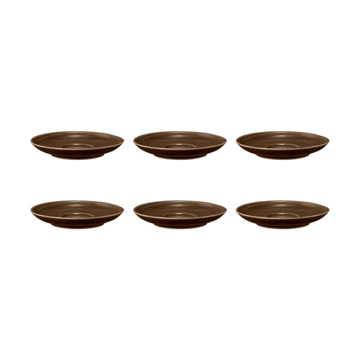 Terra Kuchenteller Ø12cm 6er Pack - Earth Brown - Seltmann Weiden