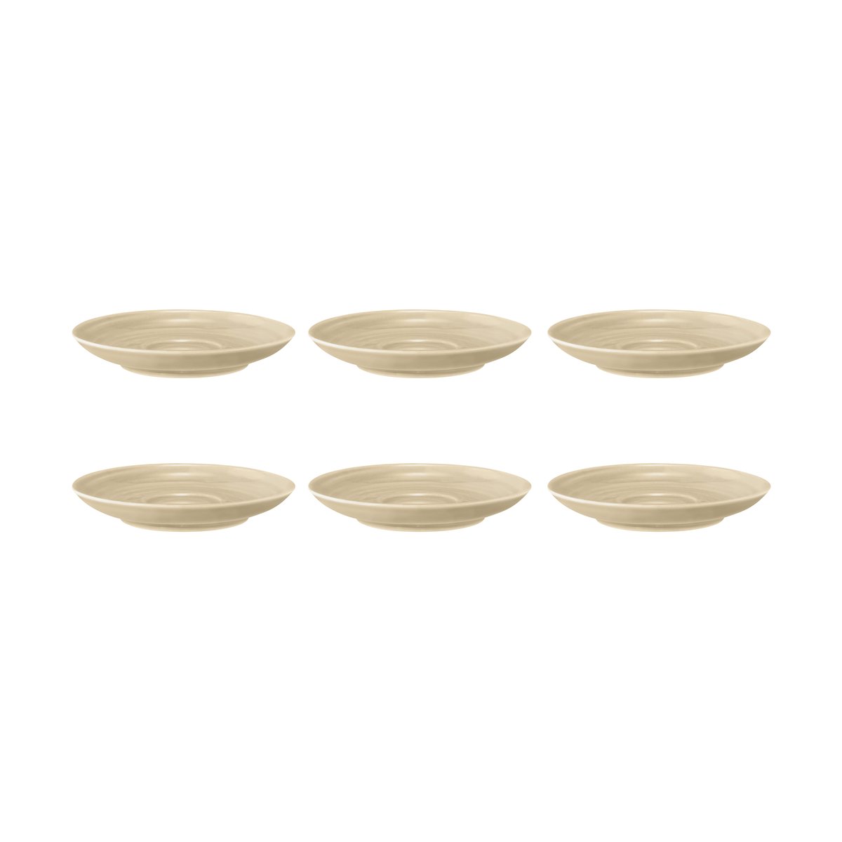 Seltmann Weiden Terra Kuchenteller Ø12cm 6er Pack Sand Beige