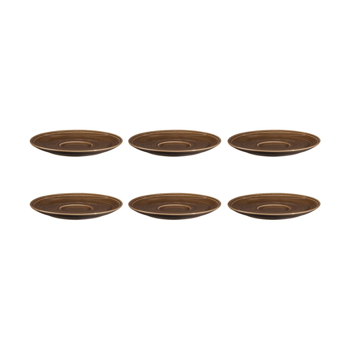 Seltmann Weiden Terra Kuchenteller Ø16,1cm 6er Pack Earth Brown