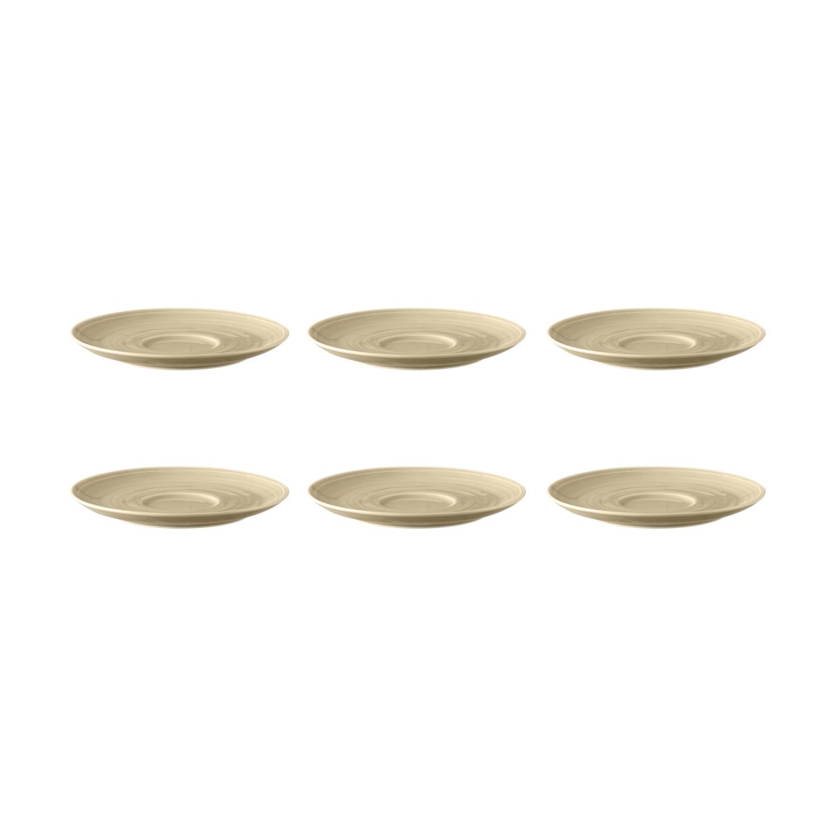 Seltmann Weiden Terra Kuchenteller Ø16,1cm 6er Pack Sand Beige