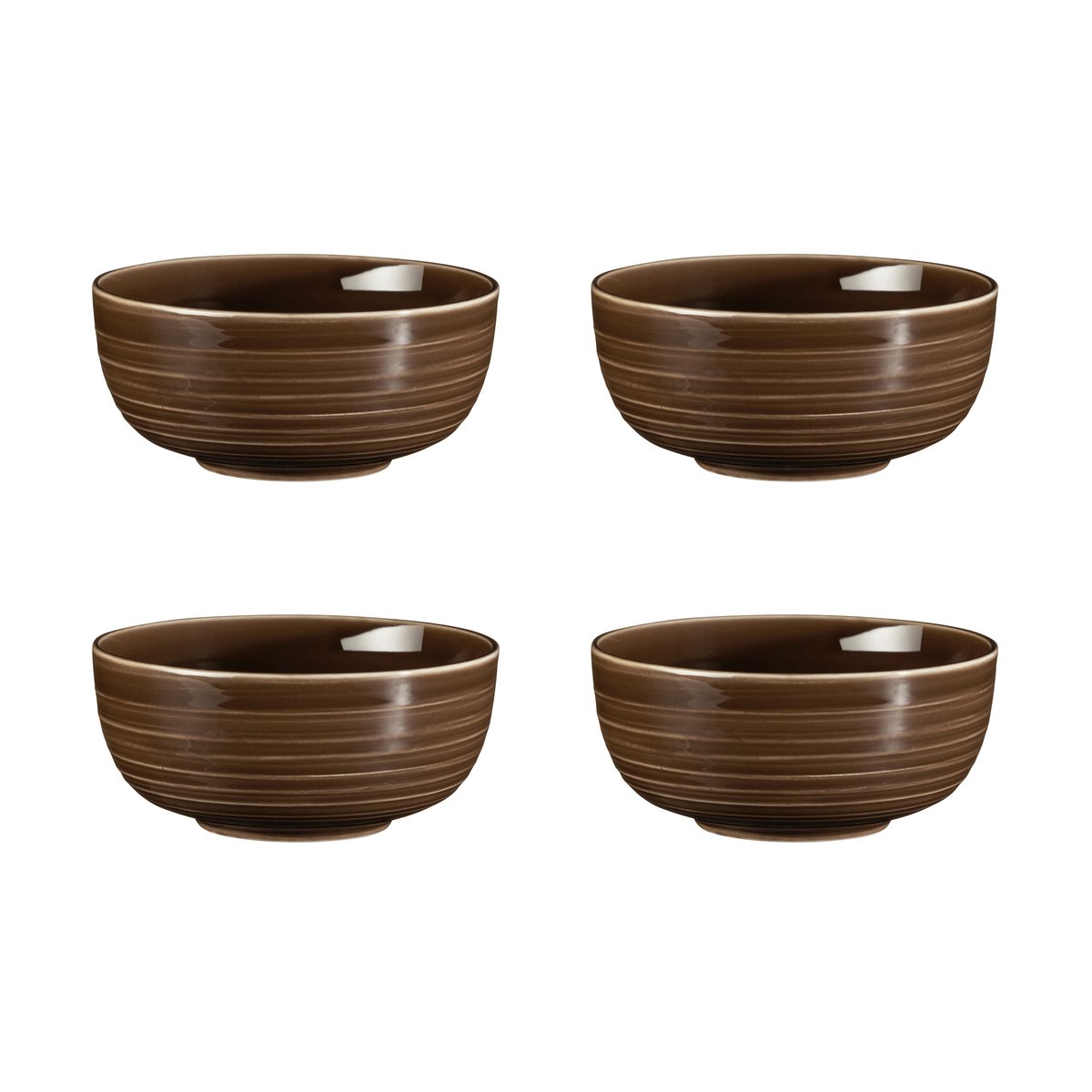 Seltmann Weiden Terra Schale Ø15cm 4er Pack Earth Brown