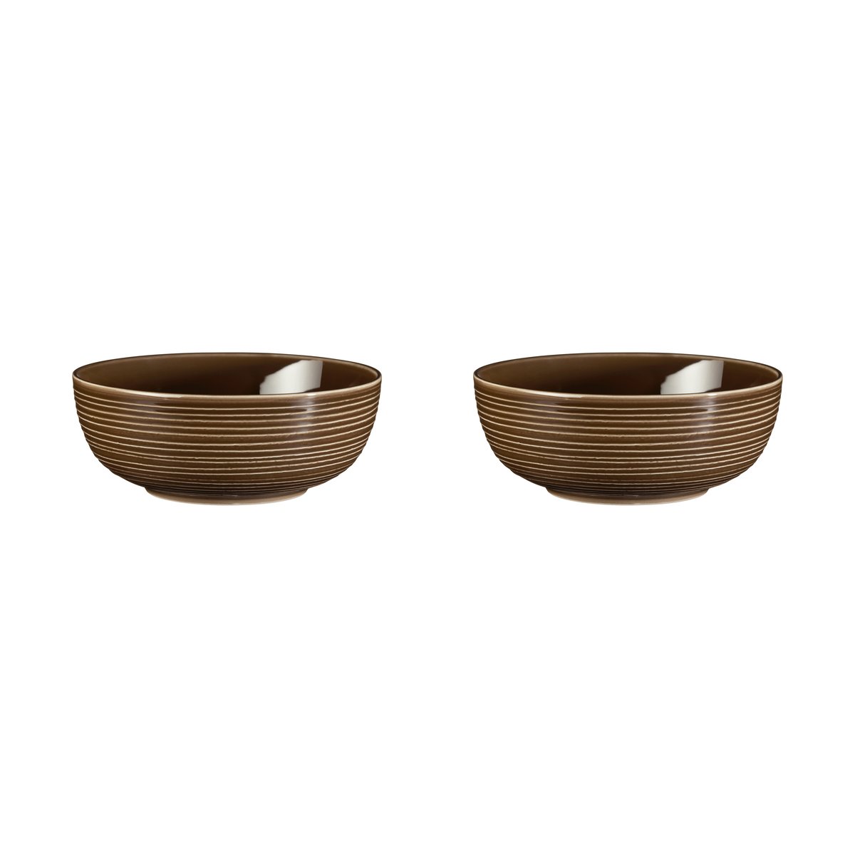 Seltmann Weiden Terra Schale Ø20,4cm 2er Pack Earth Brown