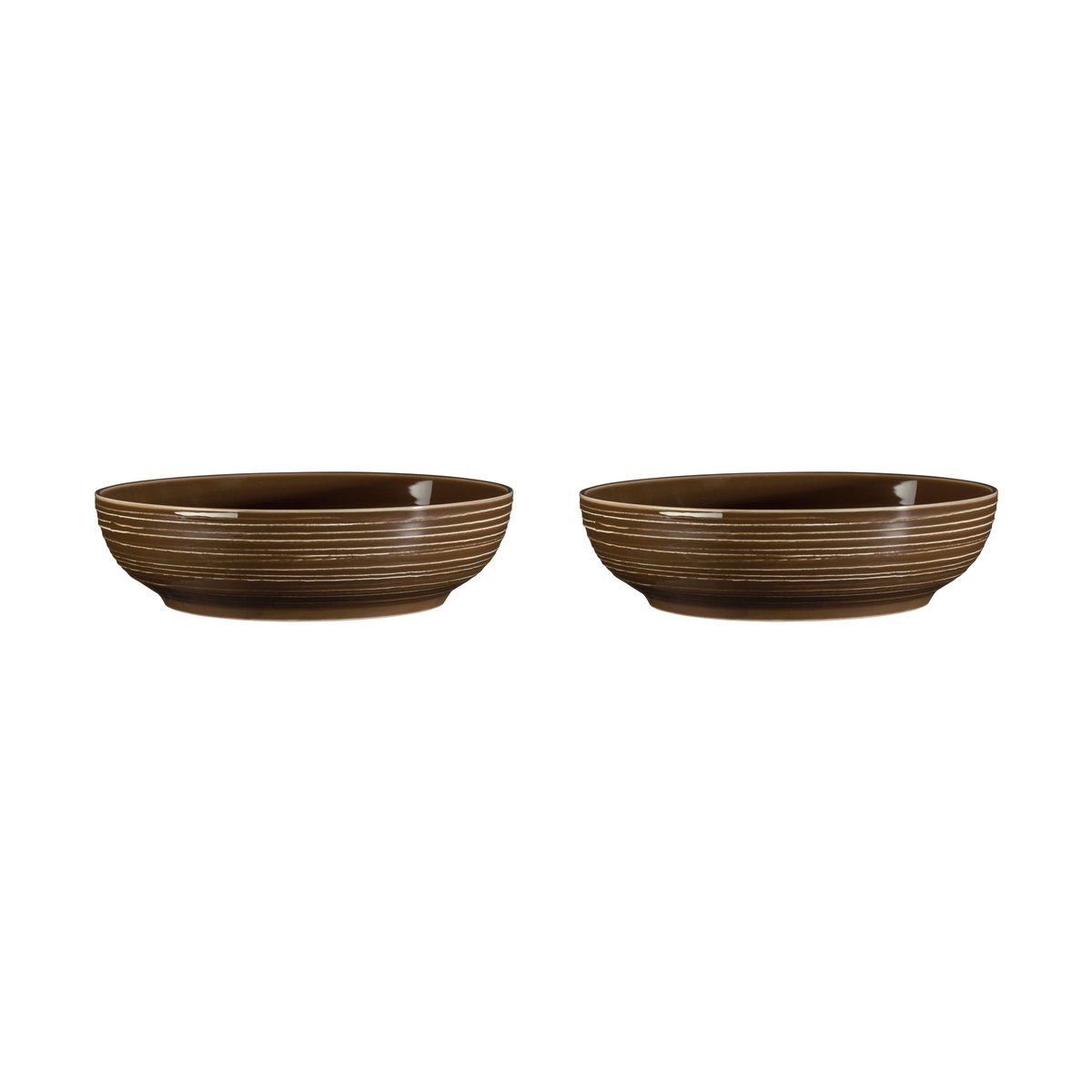 Seltmann Weiden Terra Schale Ø25,5cm 2er Pack Earth Brown