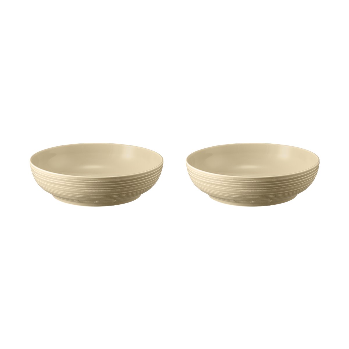 Seltmann Weiden Terra Schale Ø25,5cm 2er Pack Sand Beige
