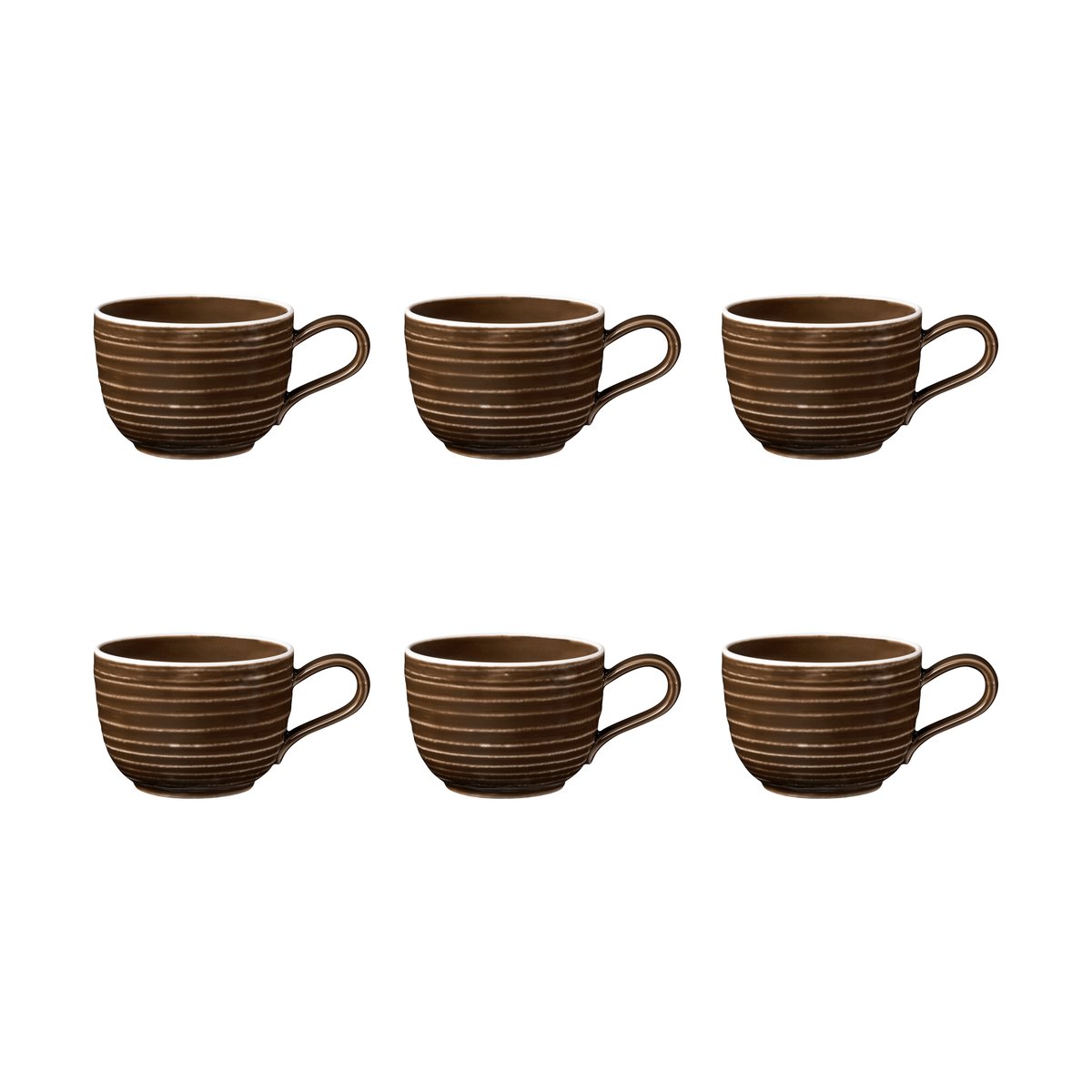Seltmann Weiden Terra Tasse 20 cl 6er Pack Earth Brown