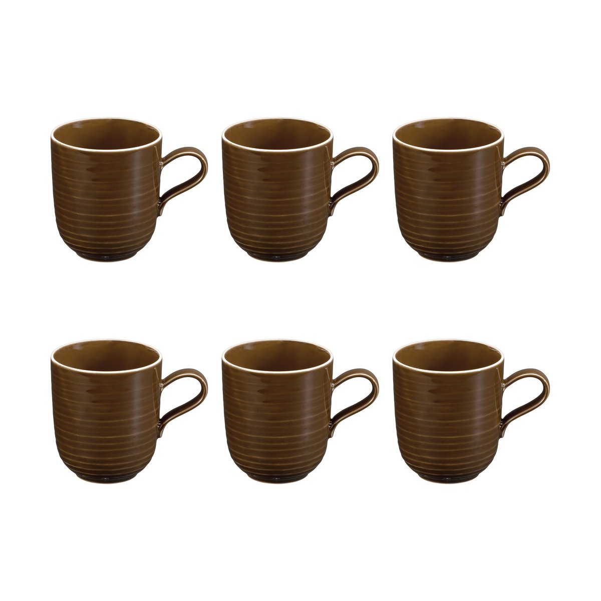 Seltmann Weiden Terra Tasse 40 cl 6er Pack Earth Brown