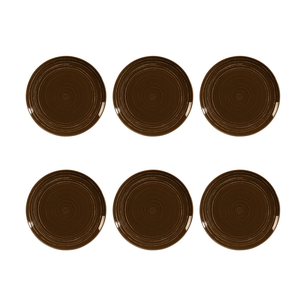 Seltmann Weiden Terra Teller Ø22,7cm 6er Pack Earth Brown