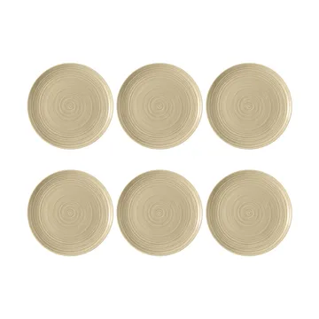 Terra Teller Ø22,7cm 6er Pack - Sand Beige - Seltmann Weiden