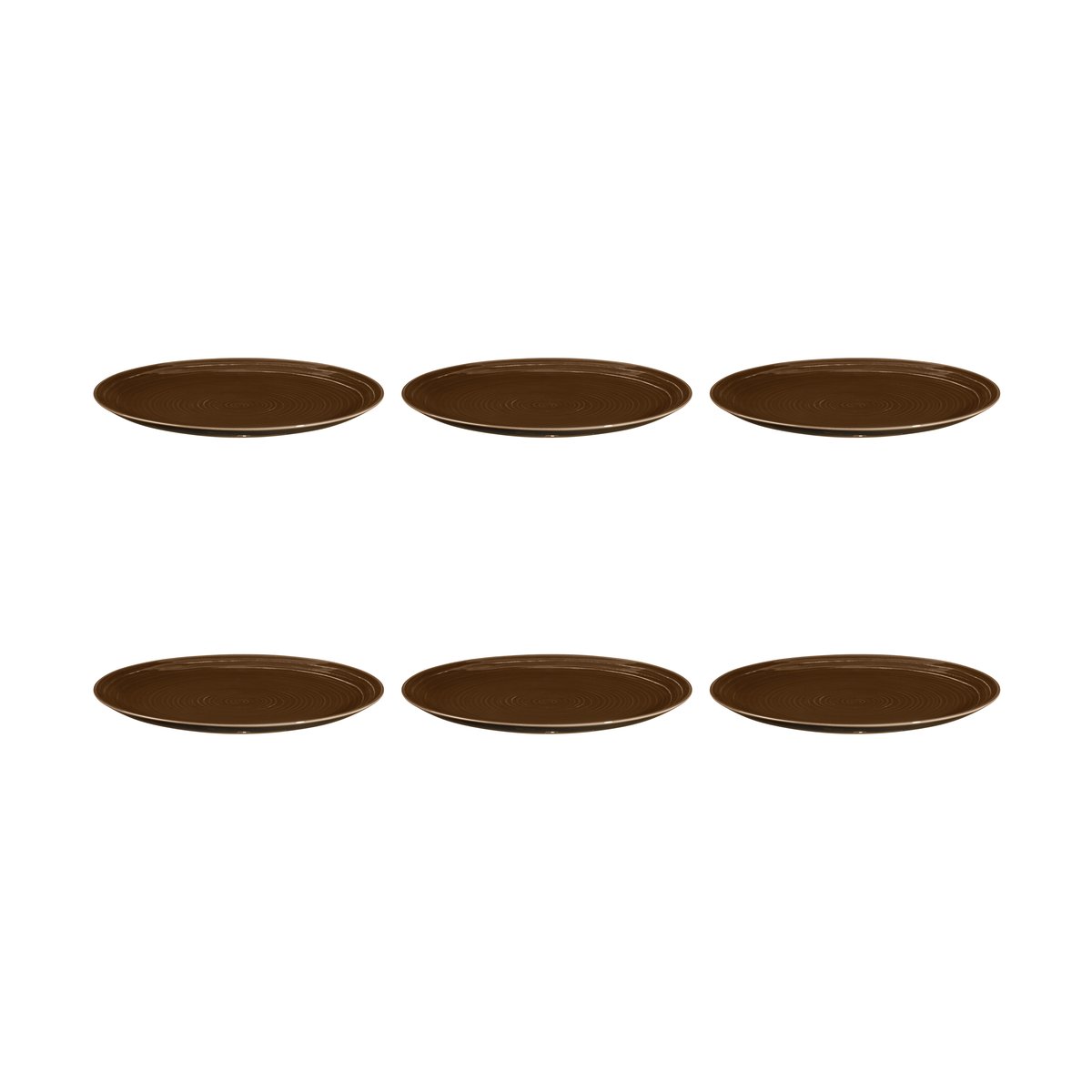 Seltmann Weiden Terra Teller Ø27,8cm 6er Pack Earth Brown