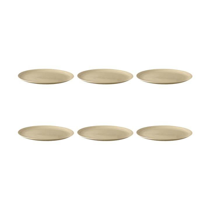 Terra Teller Ø27,8cm 6er Pack - Sand Beige - Seltmann Weiden