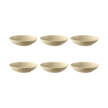 Terra tiefer Teller Ø21,2cm 6er Pack - Sand Beige - Seltmann Weiden