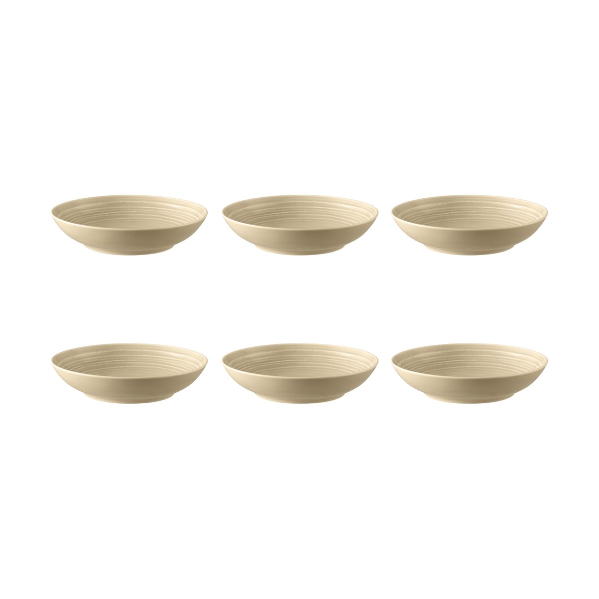 Seltmann Weiden Terra tiefer Teller Ø21,2cm 6er Pack Sand Beige