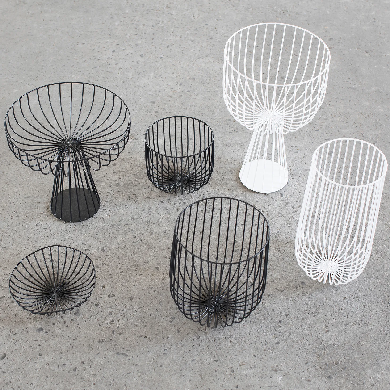 Catu Korb Ø 30cm, Schwarz Serax