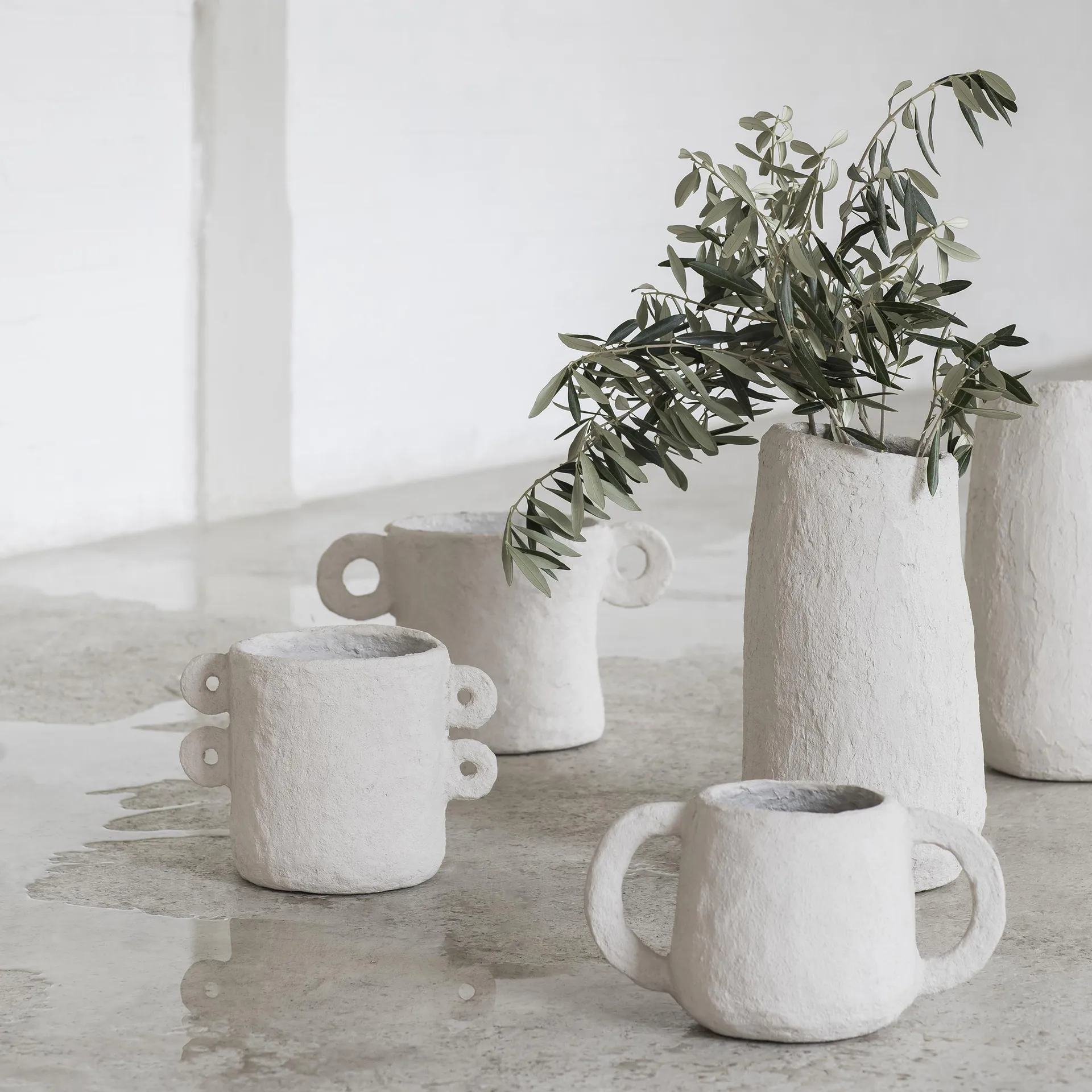 Earth Blumentopf Ø 22cm, Beige Serax