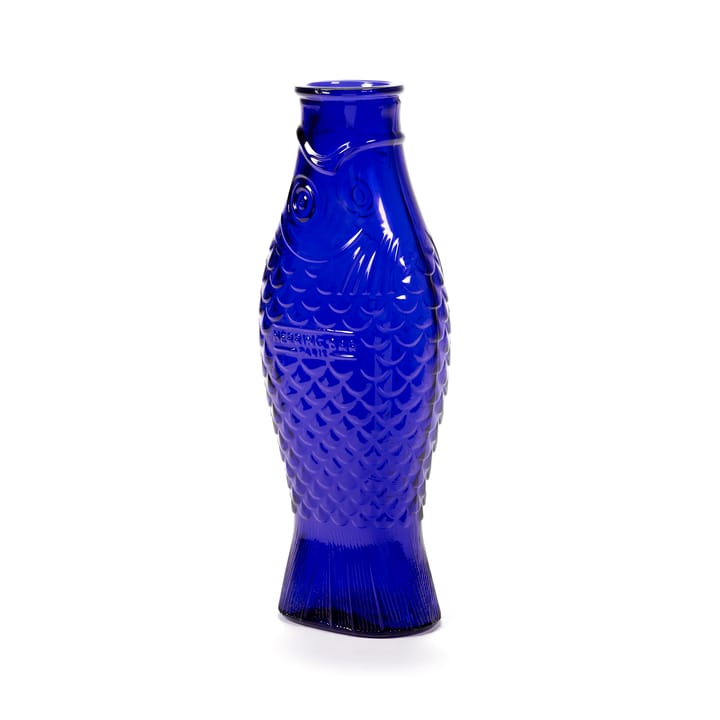 Fish & Fish Glasflasche 1 l - Cobalt blue - Serax
