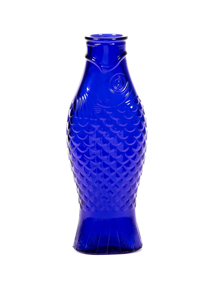 Fish & Fish Glasflasche 1 l - Cobalt blue - Serax