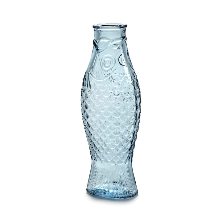 Fish & Fish Glasflasche 1 l - Light blue - Serax