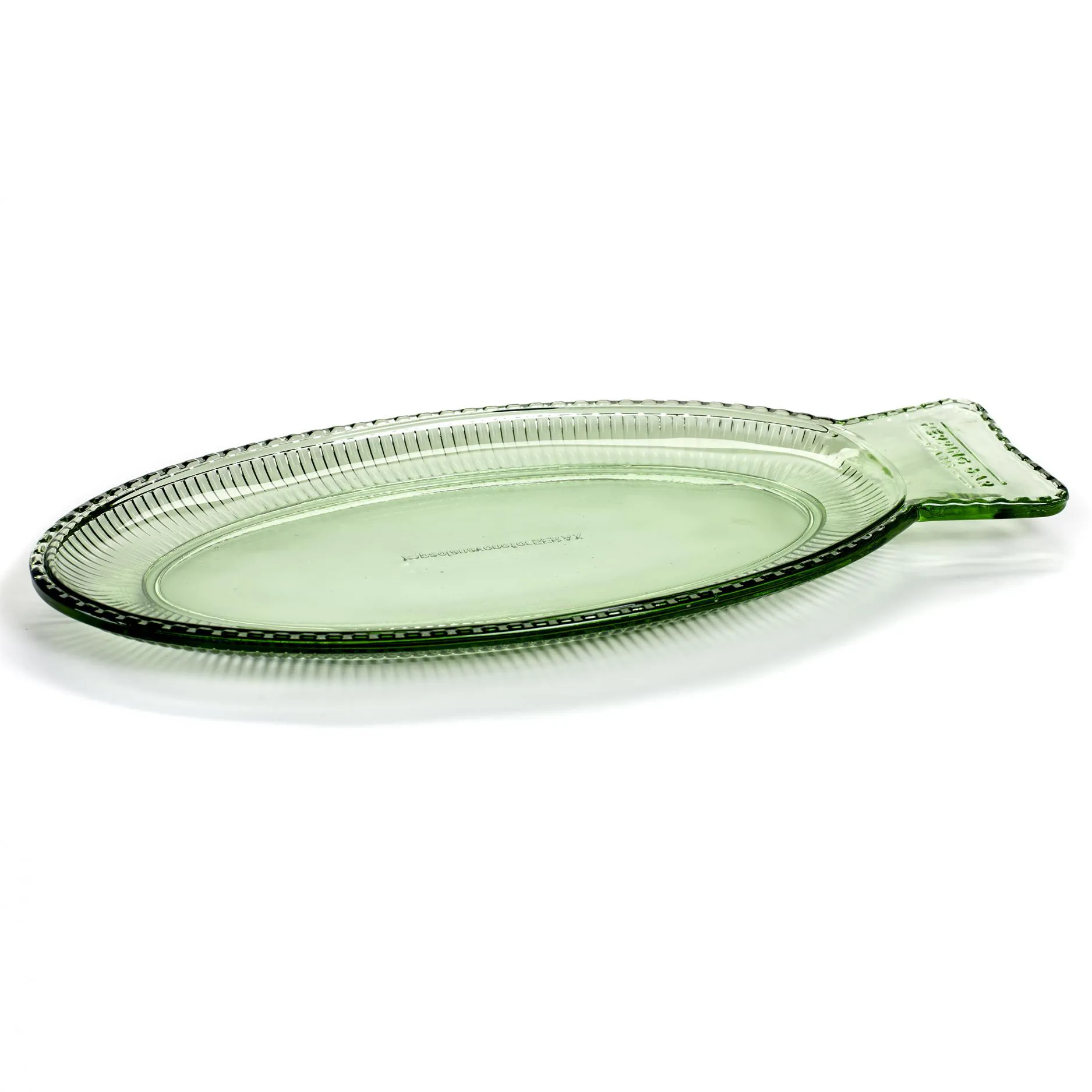 Fish & Fish Servierteller 16 x 35cm, Green Serax