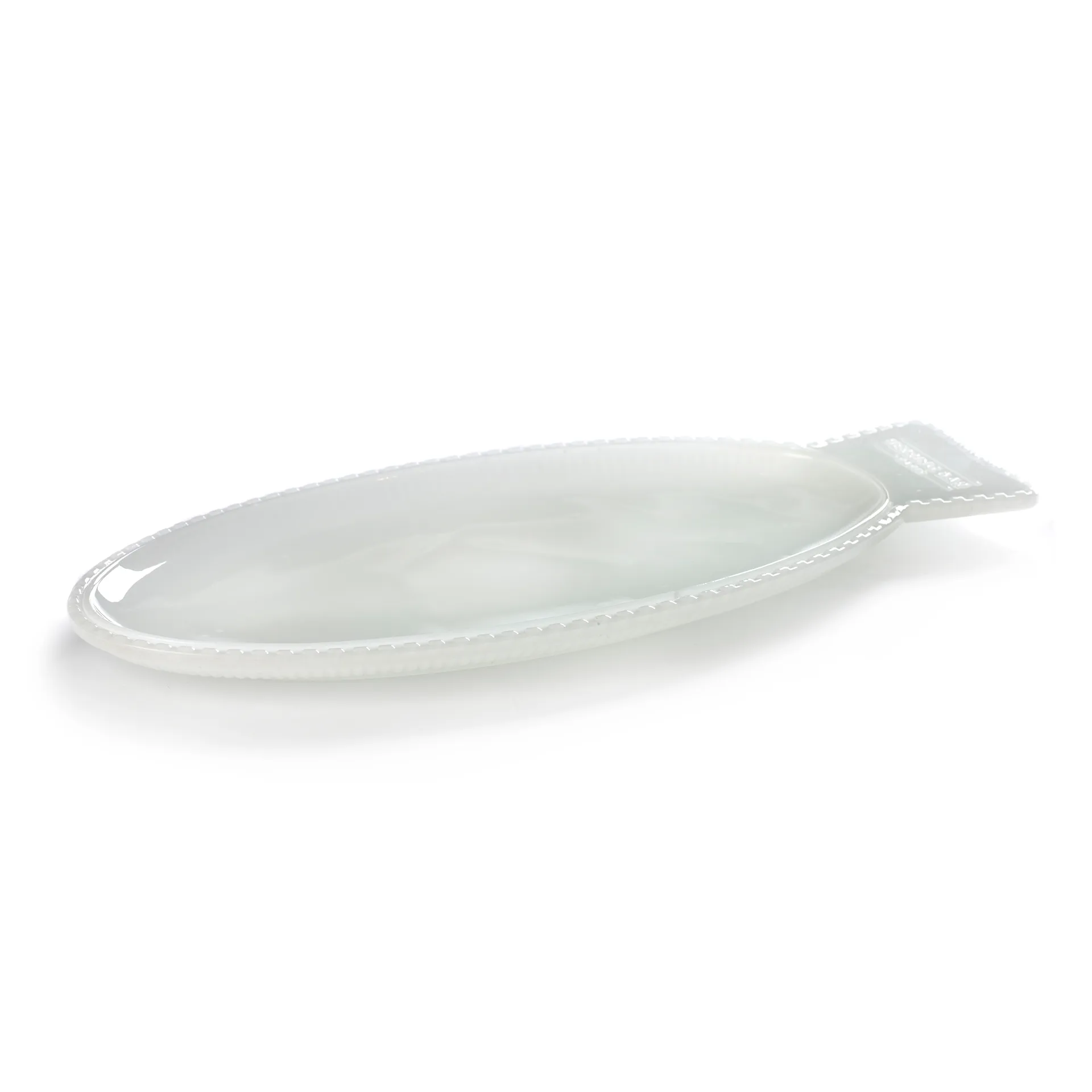 Fish & Fish Servierteller 16 x 35cm, Milky white Serax