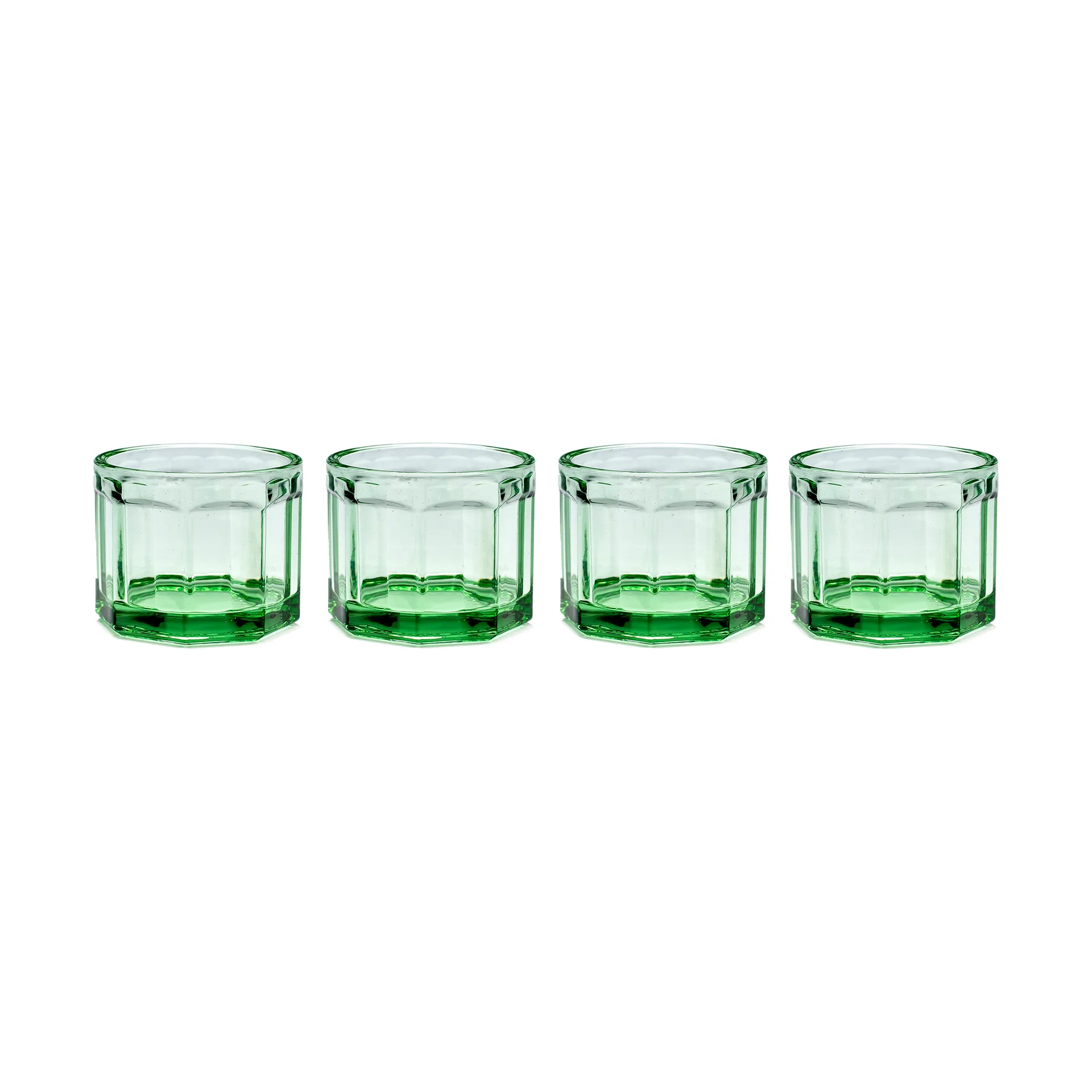 Fish & Fish Wasserglas 16cl 4er Pack Green,  Serax