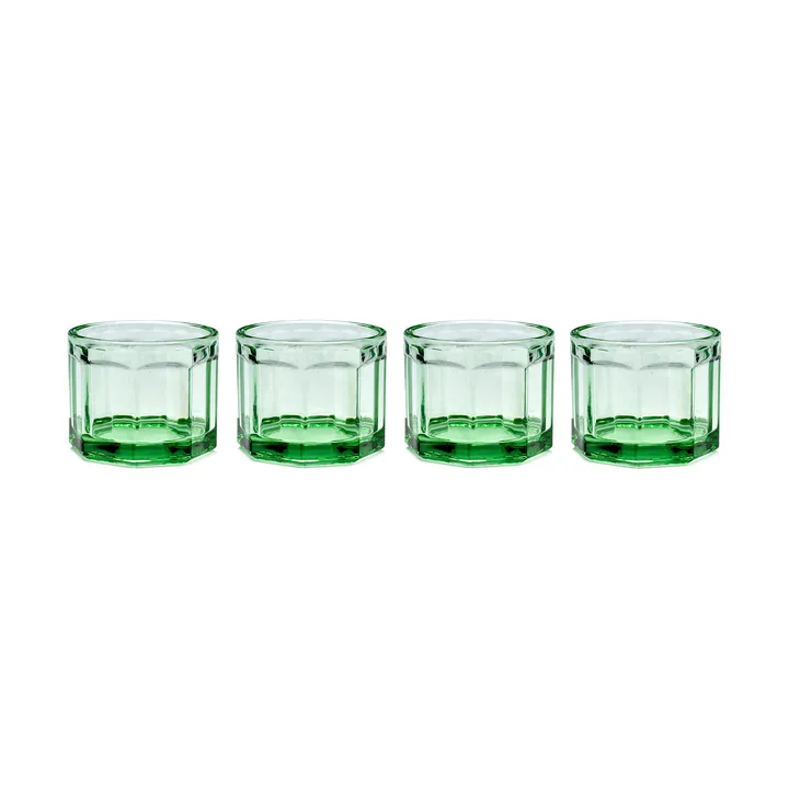 Fish & Fish Wasserglas 16cl 4er Pack Green - Serax