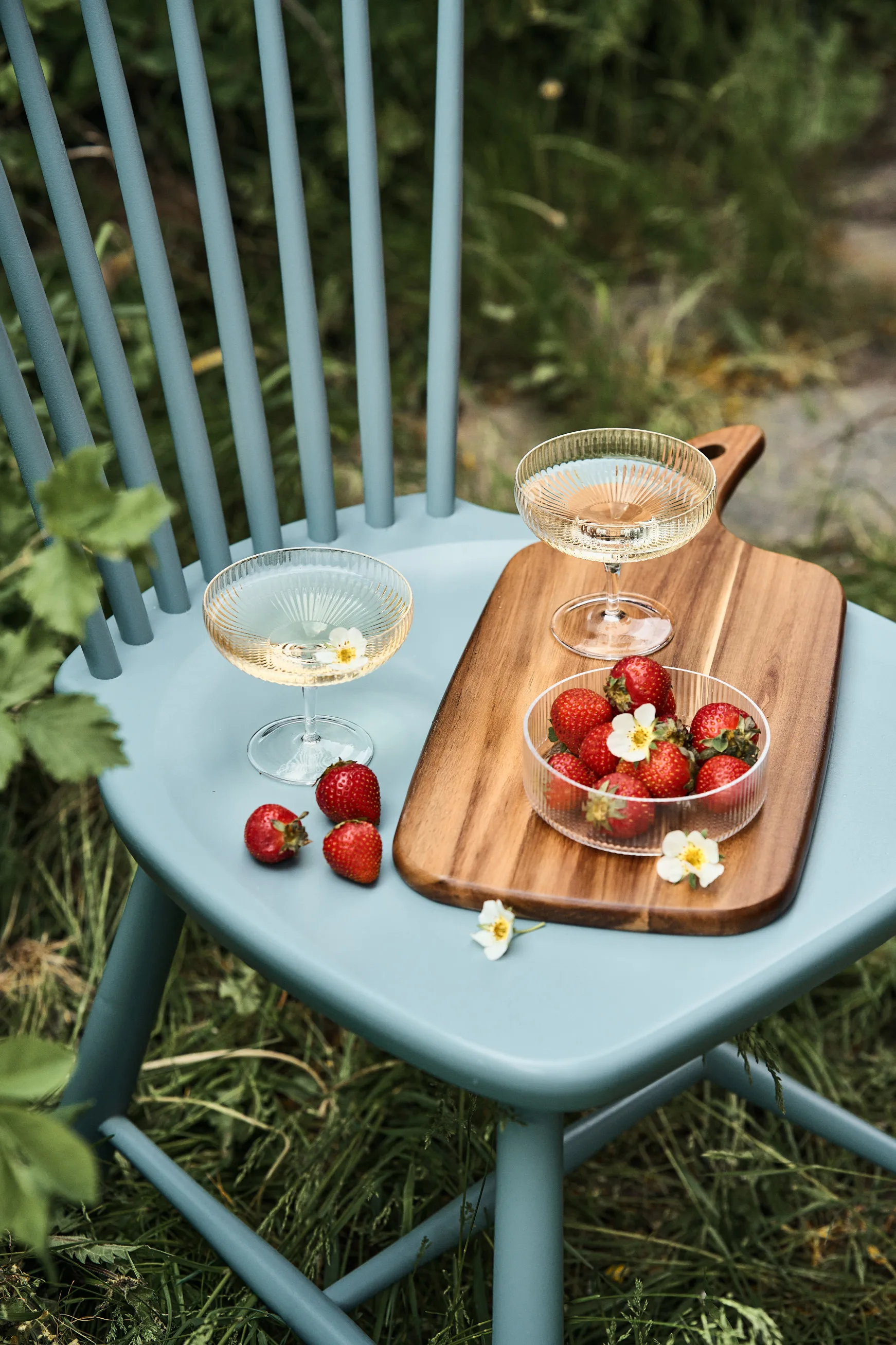 Inku Champagnerschale Glas 15 cl, Clear Serax